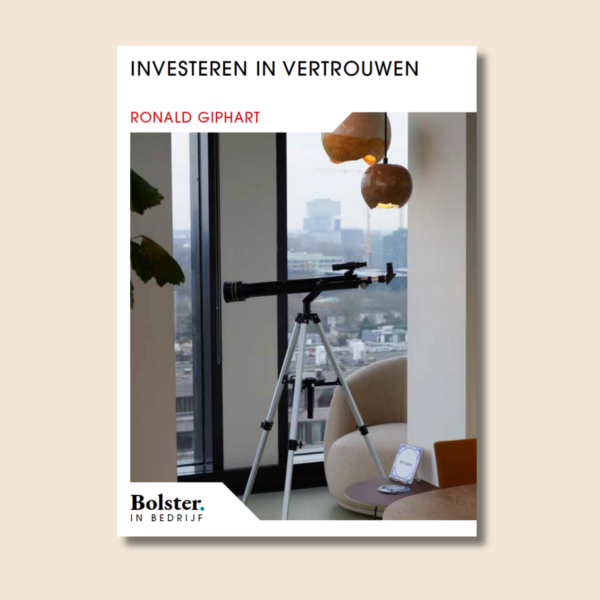 Bolster in bedrijf boekcover Investeren in vertrouwen